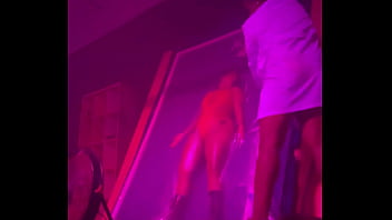 Last night i went to a rave a bdsm kinky queer weird ass rave there was immersive art and installations all a