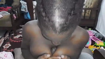 Stepmom role play as a busty down low on the floor ebony thotiana sloppy blowjob - mastermeat1