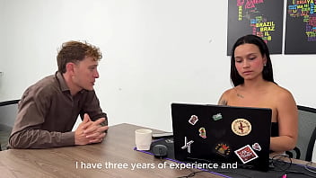 Big cock boss fucks his teen colombian secretary in the office and fills her tight wet pussy with cum lorenadoll and mr nick