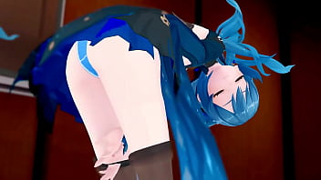 Genshin impact keqing undress dance and nude sex with kaedehara kazuha hentai mmd 3d blue hair clip