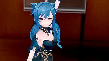 Genshin impact keqing undress dance and nude sex with kaedehara kazuha hentai mmd 3d blue hair clip
