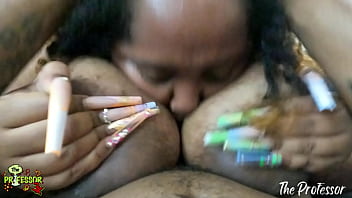 The professor gets a sloppy blowjob
