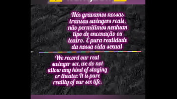 Somos swingers raíz e tudo o que fazemos os encontros e aventuras são reais e sem nenhuma encenação é a pura realidade da nossa vida sexual
