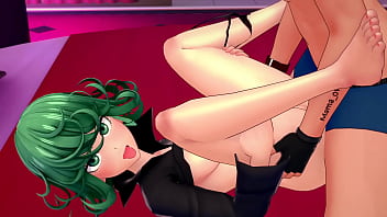 La sensual y seductora tatsumaki le encanta tener una caliente polla en su interior sin censura
