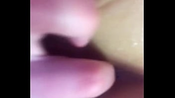 Roommate caresses her anal with her fingers