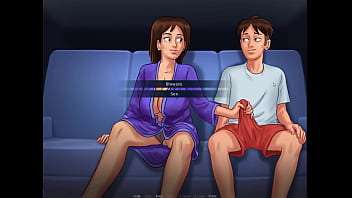 Milf gets bored and decides to have fun riding my erect penis welcoming my liquid sperm inside her pussy hentai game p1