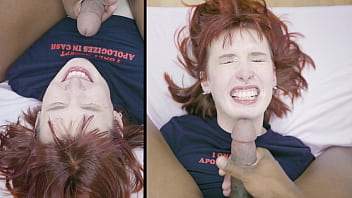 Submissive dutch redhead gets bbc in all her holes and shows her anal skills before getting showered in cum - multiview