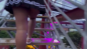 Descubrena a mi novia india de hermoso rostro chupandome la verga en la torre abandona y se pone mas caliente