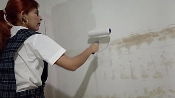 Se evade de la escuela para follar y se le corran dentro es insasiable de verga