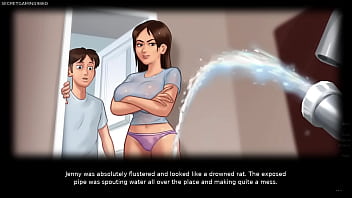 Horny and lucky dude loves seeing his stepsis big juicy wet boobs busty stepmom wants him to help her - summertime saga 03 3d porn games