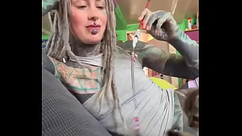 Playing with my kitten#tattoogirl #tattoomodel #inkedgirl #tattoos #tattoo #inked #inkedup #kitten
