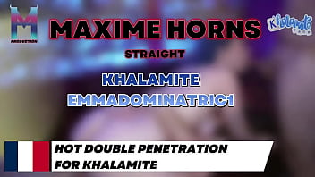 Get ready for some wild action with khalamite and emmadominatric1 from intense blowjobs to rough double penetration