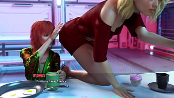Name88's triange #23 - getting a hot footjob under the table by the asian hacker while i finger the hot military girl until she comes