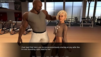 Cuckold husband watches wife go crazy with two huge massive bbc cock 2 men with big cocks finger his hotwife anus and pussy while husband watches - hotwife 15 3d wife bbc cuckold porn games