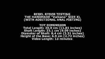 That dildo looks and feels like a vulkano up my ass thewondertoys anal testing & a fist up my ass