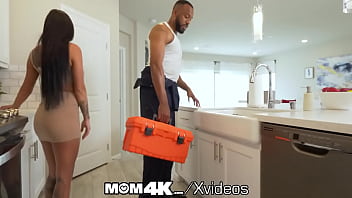 Mom4k interracial fuck and creeampie with milf mom