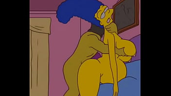 Entrando a la casa de los simpson para poder follar a alguien