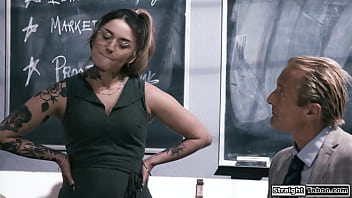 You fucked a lot of students back in the day mr harris so why not vanessa vega is clear on what she wants and makes her old teacher fuck her