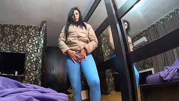 Preview - milfycalla- yoga pants silk bedding and a lot of cum on my jackets 195 - silk bedding turns me on a lot i was