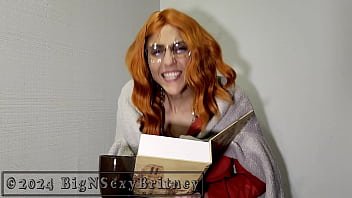 Big n sexy britney heads to the library - hot librarian blowjob and facial - promo video 1 minute nsfw teaser