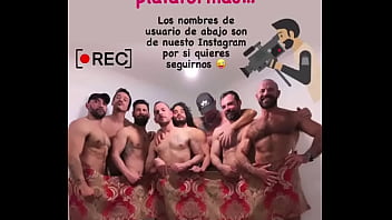 Mañana ya podrás ver en nuestras plataformas nuestras rica y morbosa orgia donde lo pasamos muy bien… los
