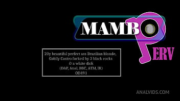 20y beautiful perfect ass brazilian blonde gabily castro fucked by 3 black cocks & a white dick dap anal 4on1 bb