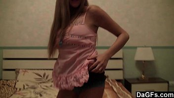 Dagfs - tiny maria keeps her sugar daddy happy with this home made porn tape