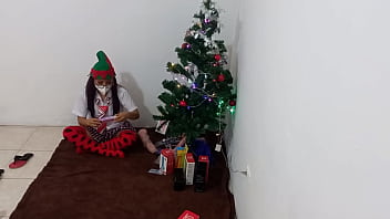 I'm having fun with my christmas presents this is my new collection of erotic toys to have sex next year student masturbates on his dirty christmas