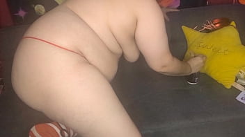 Lunalusts4u big anal bead play and panty tease
