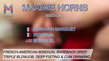 A raw sweaty dungeon orgy where sexirogenia uses my hole to fuck her man doryannmarguet while i’m getting fisted