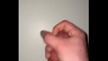 Shooting big cum load