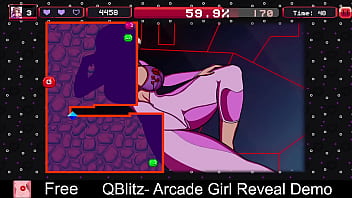 Arcade girl reveal demo free game itchio xonix puzzle 2d adult arcade eroge erotic indie nsfw retro unity