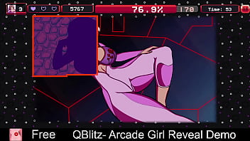 Arcade girl reveal demo free game itchio xonix puzzle 2d adult arcade eroge erotic indie nsfw retro unity