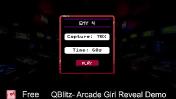 Arcade girl reveal demo free game itchio xonix puzzle 2d adult arcade eroge erotic indie nsfw retro unity