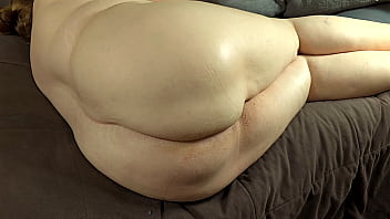 Big fat juicy ass booty woman getting fucked real hard and her pussy full of cum - plump bbw ssbbw