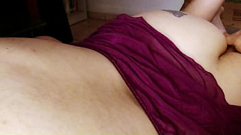 Redzillian wakes up in the middle of the morning and asks me to suck my cock she was wearing clothes but no underware