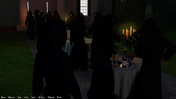 Being a dik #100 - fucking my hot busty redhead girlfriend in the basement while a halloween party is happening upstairs sage screams when she gets pounded by my big white cock