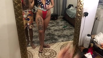 Novinha iniciante aguentou rola com vontade