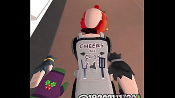 Twink in maid dress gas sex with me in recroom ;3