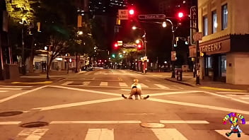 Gibby the clown gets head in downtown atlanta
