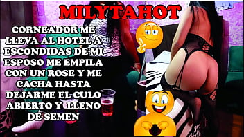 Corneador fogoso me lleva a su casa a escondidas de mi marido me empila y me cacha hasta reventarme el culo