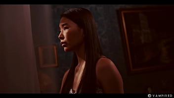 3d anime horror hot lesbian vampires live action - asian girl gets home invaded by horny big tits vampire