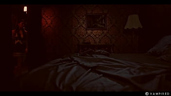 3d anime horror hot lesbian vampires live action - asian girl gets home invaded by horny big tits vampire