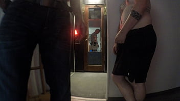 Innocent teenie sucks cocks at the glory hole
