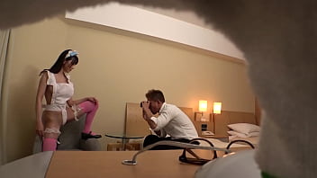Japanese milf big breasts cosplayer attempts extreme photo shoots at hotels to earn a living 2