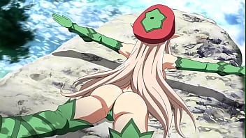 Queen's blade ova elf alleyne training ecchi