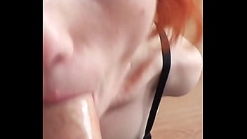 Karla rose's mouth on my condom-covered dick is just the start—i yank her hair and force her throat to take every inch making her gag and squirm