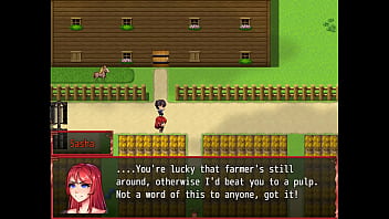 Harem in another world harem hentai game ep 3 the farmer's daughter is playing with furry and horsecock dildo