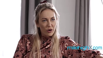 Cautious wife acts spontaneous and does threesome
