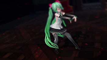 Miku hatsune undress dance hentai pussy plug toy reversible campaign song mmd 3d green hair clip